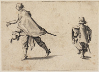 TvB G 4937
<br/>
Edelman met zijn page ("Capricci")
<br/>
<em>Callot, Jacques (1592 - 1635)</em>